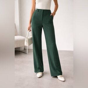 Elegant Green Women's Pants